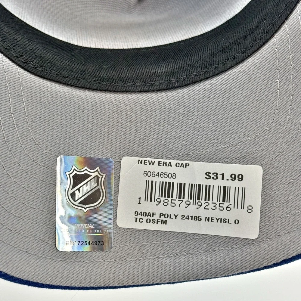 New York Islanders Hat New‎ Era NHL 9FORTY A-Frame Adjustable Cap Blue NEW